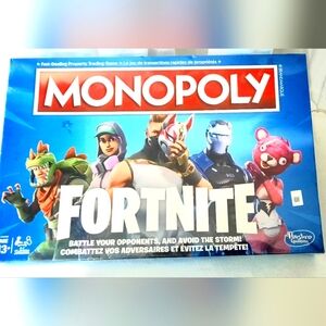 Monopoly Game Fortnite 13+ 2-7 Players Board Games Traditional Toys Brand New